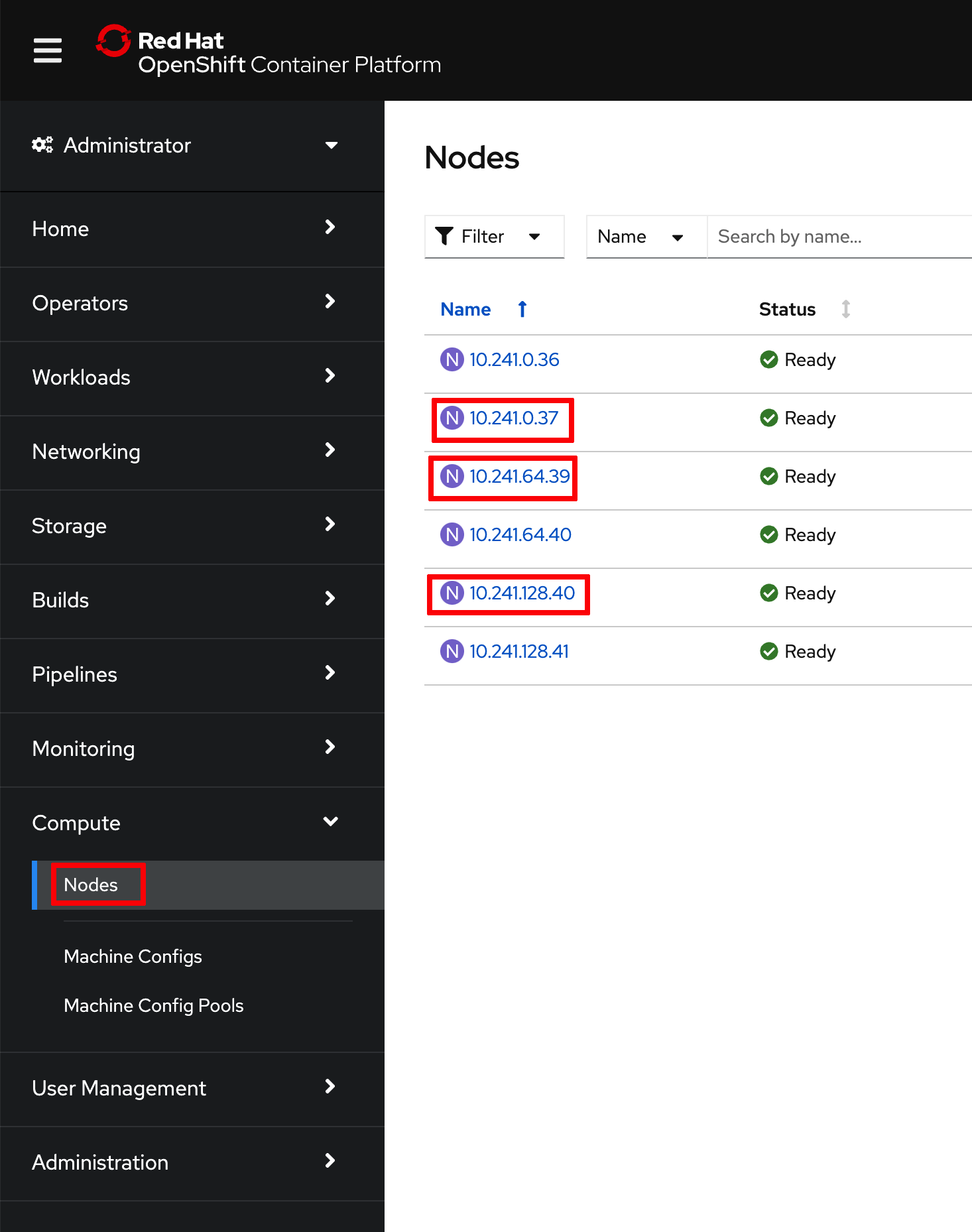 oc nodes